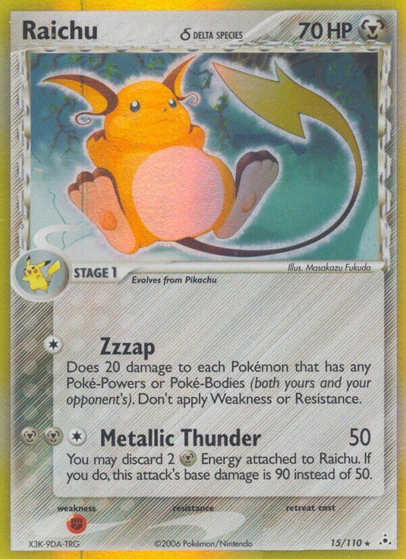 Raichu - 15/110 - Holo Rare available at 401 Games Canada