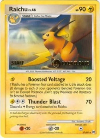 Raichu - 27/99 - (Staff) Pre-Release Promo