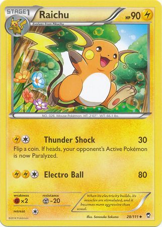 Raichu - 28/111 - Uncommon available at 401 Games Canada