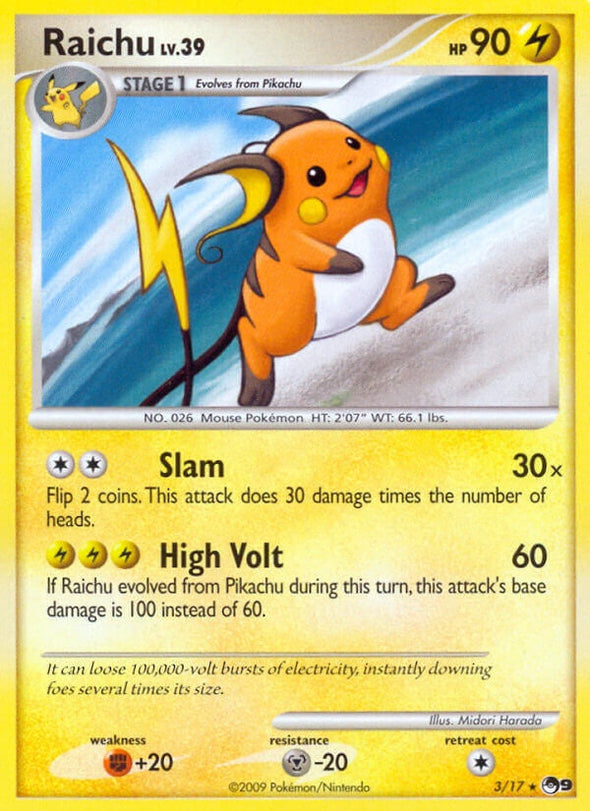 Raichu - 3/17 - Rare available at 401 Games Canada