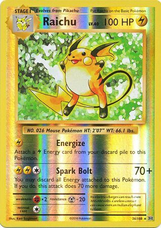 401 Games Canada - Raichu - 36/108 - Holo Rare - Reverse Holo 401 Games Canada - Raichu - 36/108 - Holo Rare - Reverse Holo