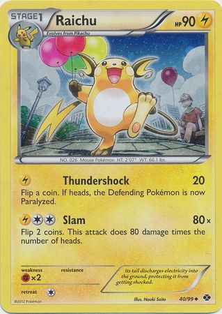 Raichu - 40/99 - Alternate Holo - Promo available at 401 Games Canada