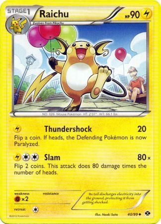 Raichu - 40/99 - Uncommon available at 401 Games Canada