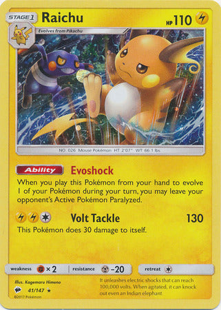 Raichu - 41/147 - Alternate Holo - Promo available at 401 Games Canada