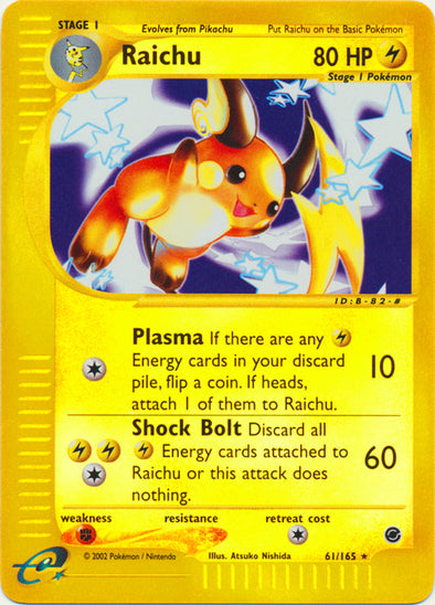 Raichu - 61/165 - Rare - Reverse Holo available at 401 Games Canada