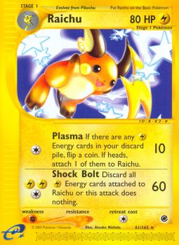 Raichu - 61/165 - Rare available at 401 Games Canada