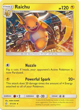 Raichu - 67/236 - Rare available at 401 Games Canada