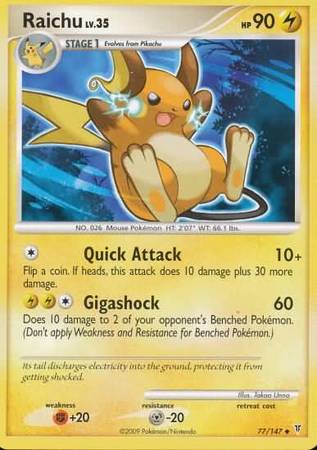 Raichu - 77/147 - Uncommon available at 401 Games Canada