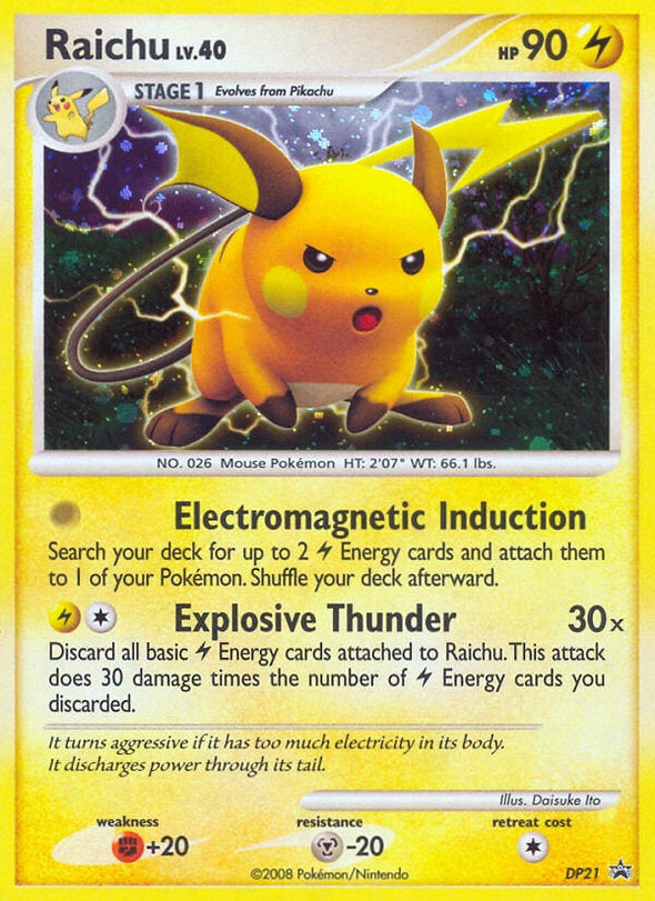 Raichu - DP21 - Holo Promo available at 401 Games Canada