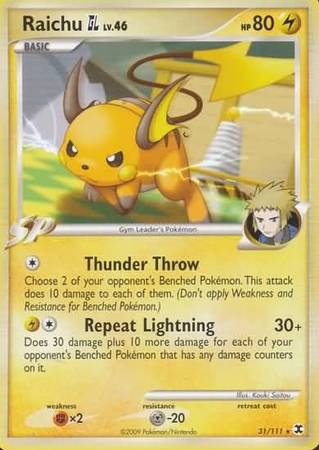 Raichu GL - 31/111 - Rare available at 401 Games Canada