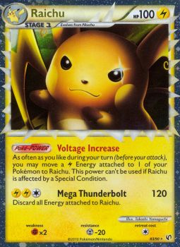 Raichu (Prime) - 83/90 - Ultra Rare available at 401 Games Canada