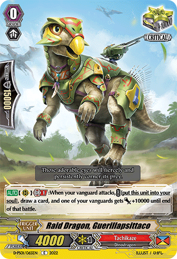 Raid Dragon, Guerillapsittaco - D-PS01/065 - Common available at 401 Games Canada