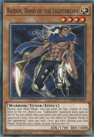 Raiden, Hand of the Lightsworn - SDRR-EN021 - Common - 1st Edition available at 401 Games Canada