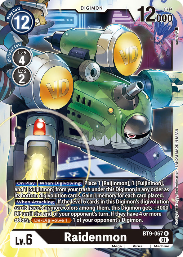 Raidenmon - BT9-067 - Rare available at 401 Games Canada