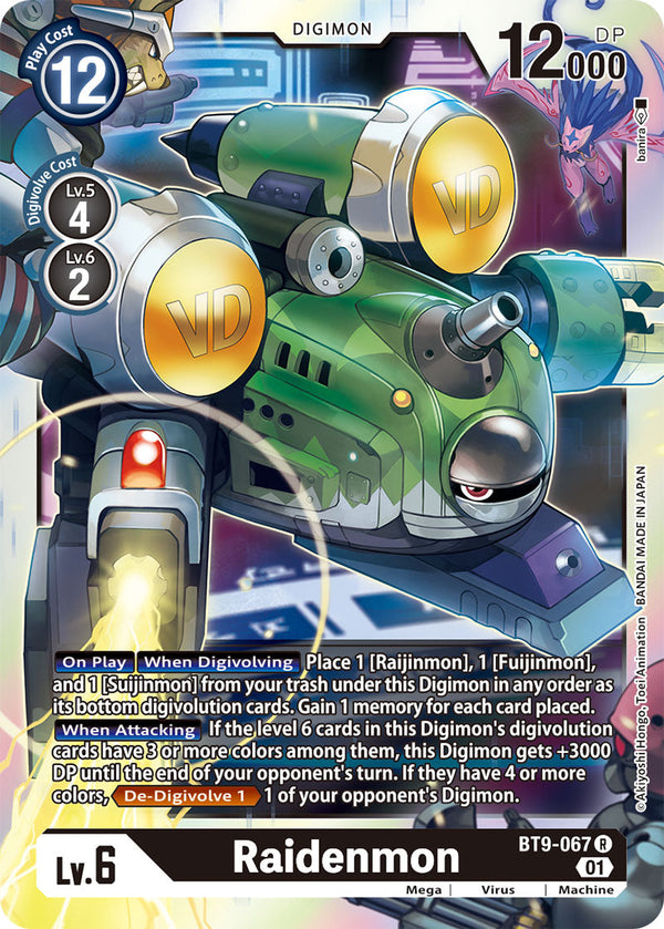 Raidenmon - BT9-067 - Rare available at 401 Games Canada
