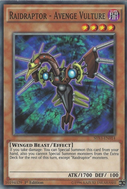 Raidraptor - Avenge Vulture - SHVI-EN014 - Common - 1st Edition available at 401 Games Canada
