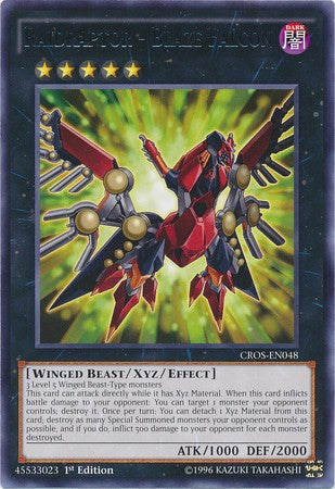 Raidraptor - Blaze Falcon - CROS-EN048 - Rare - 1st Edition available at 401 Games Canada