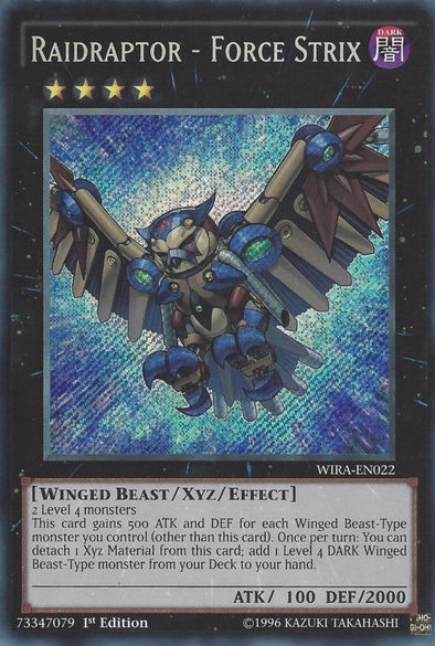 Raidraptor - Force Strix - WIRA-EN022 - Secret Rare - 1st Edition available at 401 Games Canada