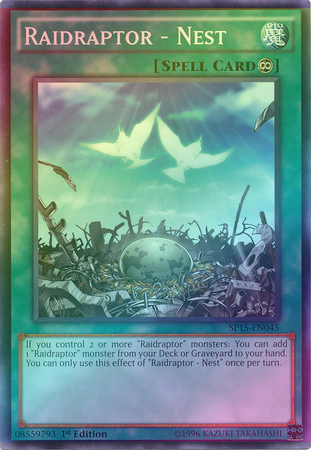 Raidraptor - Nest - SP15-EN045 - Shatterfoil Rare - 1st Edition available at 401 Games Canada