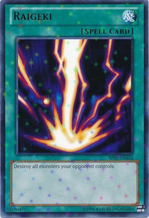 Raigeki - BP01-EN032 - Starfoil Rare - Unlimited available at 401 Games Canada