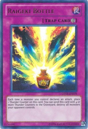 Raigeki Bottle - GENF-EN079 - Ultra Rare - Unlimited available at 401 Games Canada