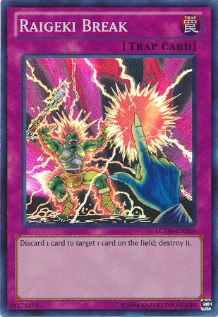 Raigeki Break - LCYW-EN286 - Super Rare - Unlimited available at 401 Games Canada