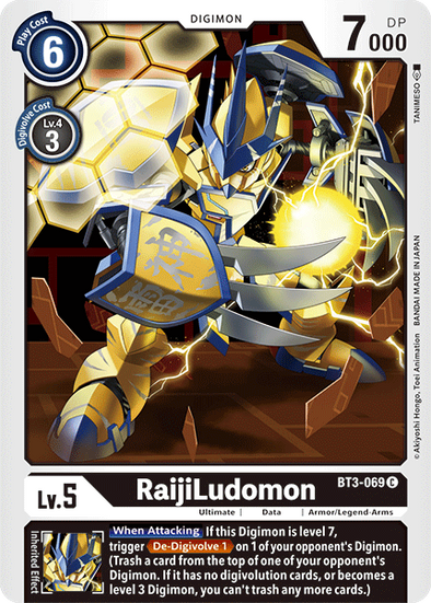 RaijiLudomon - BT3-069 - Common available at 401 Games Canada