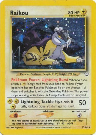 Raikou - 13/64 - Holo - Unlimited available at 401 Games Canada