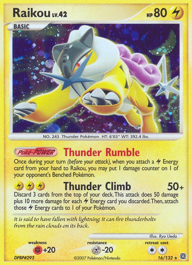 Raikou - 16/132 - Holo Rare available at 401 Games Canada