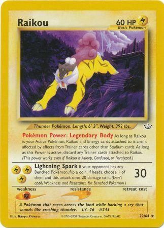 Raikou - 22/64 - Rare - Unlimited available at 401 Games Canada