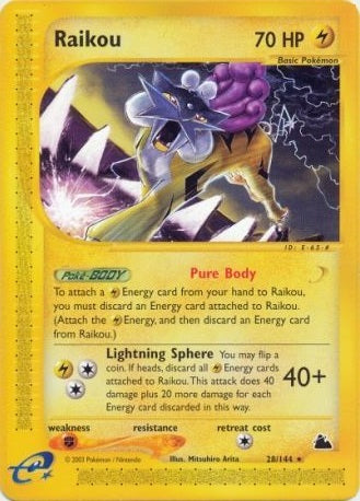 Raikou - 28/144 - Rare available at 401 Games Canada