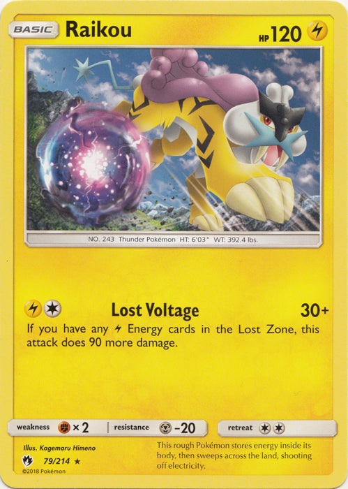 Raikou - 79/214 - Rare available at 401 Games Canada