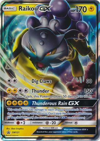 Raikou GX - SM121 - Promo available at 401 Games Canada