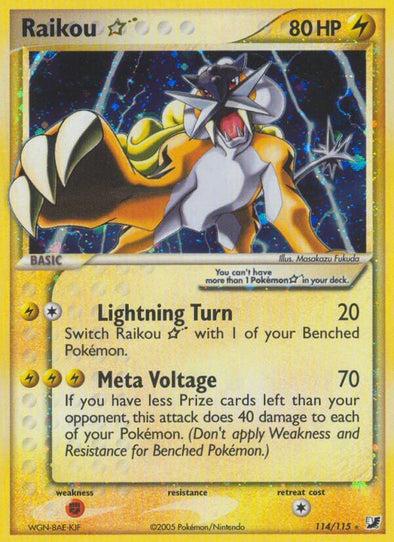 Raikou Gold Star - 114/115 - Ultra Rare available at 401 Games Canada