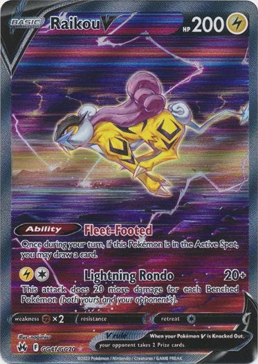 401 Games Canada - Raikou V - GG41/GG70 - Ultra Rare 401 Games Canada - Raikou V - GG41/GG70 - Ultra Rare