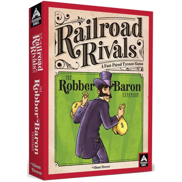 Railroad Rivals - Robber Baron Expansion - Premium Wood Edition available at 401 Games Canada