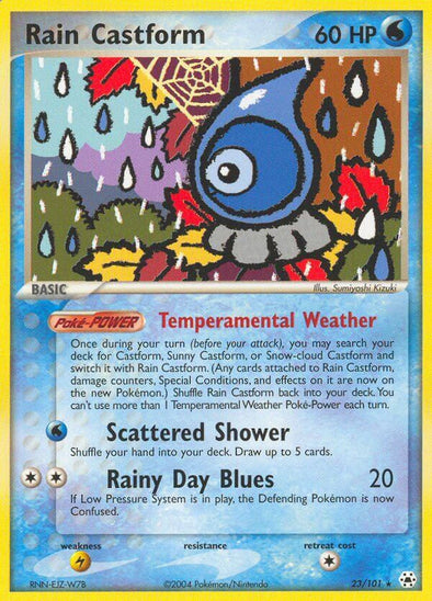 Rain Castform - 23/101 - Rare available at 401 Games Canada