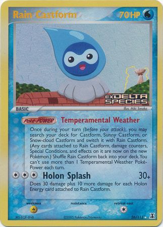 Rain Castform - 26/113 - Rare - Reverse Holo available at 401 Games Canada