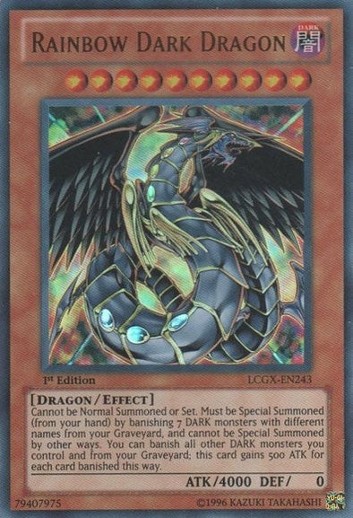 Rainbow Dark Dragon - LCGX-EN243 - Ultra Rare - 1st Edition available at 401 Games Canada