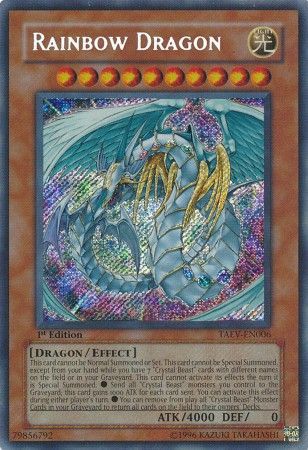 Rainbow Dragon - TAEV-EN006 - Secret Rare - 1st Edition available at 401 Games Canada