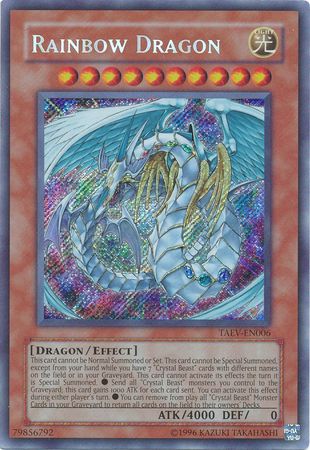 Rainbow Dragon - TAEV-EN006 - Secret Rare - Unlimited available at 401 Games Canada