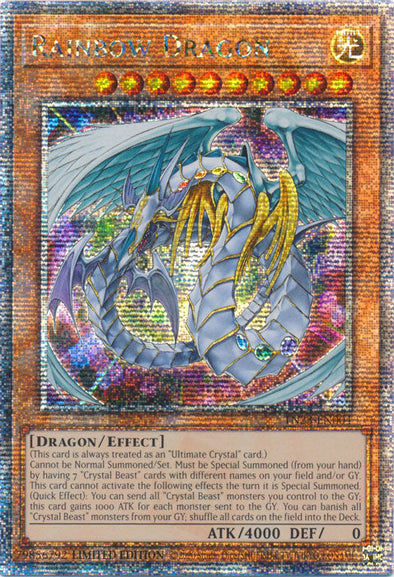 Rainbow Dragon - TN23-EN004 - Quarter Century Secret Rare - Limited Edition available at 401 Games Canada