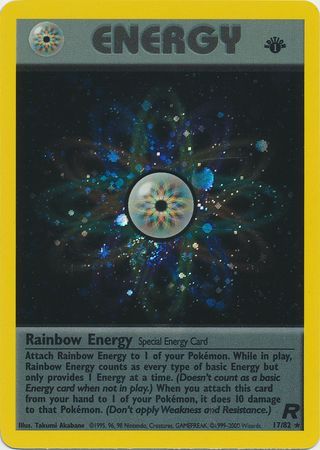 Rainbow Energy - 17/82 - Holo - 1st Edition available at 401 Games Canada