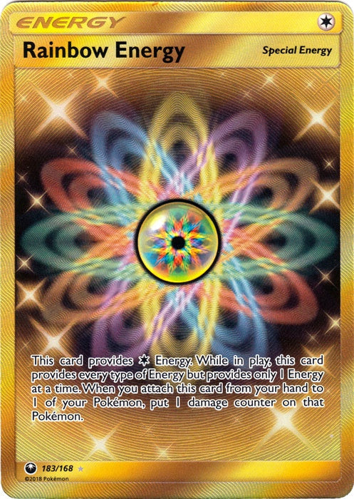 Rainbow Energy - 183/168 - Secret Rare available at 401 Games Canada