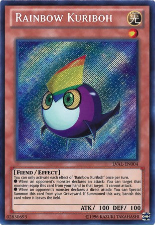 Rainbow Kuriboh - LVAL-EN004 - Secret Rare - Unlimited available at 401 Games Canada