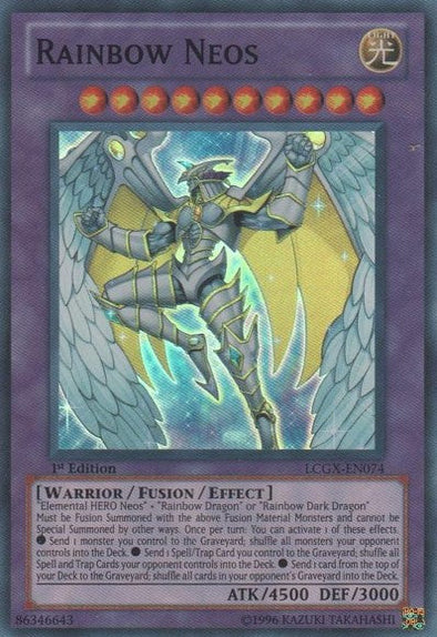 401 Games Canada - Rainbow Neos - LCGX-EN074 - Super Rare - 1st Edition 401 Games Canada - Rainbow Neos - LCGX-EN074 - Super Rare - 1st Edition
