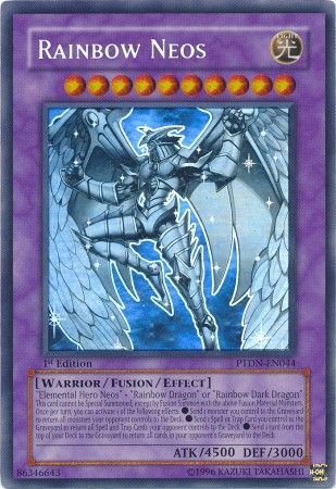 Rainbow Neos - PTDN-EN044 - Ghost Rare - 1st Edition available at 401 Games Canada