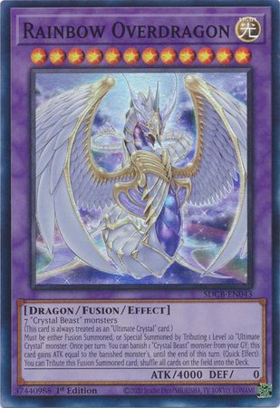 Rainbow Overdragon - SDCB-EN043 - Super Rare - 1st Edition available at 401 Games Canada