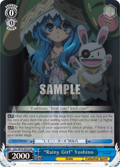 "Rainy Girl" Yoshino - DAL/W79-E076 - Double Rare available at 401 Games Canada