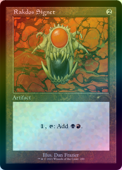 401 Games Canada - Rakdos Signet - Dan Frazier is Back Secret Lair (Etched) (SLD) 401 Games Canada - Rakdos Signet - Dan Frazier is Back Secret Lair (Etched) (SLD)